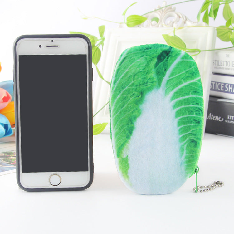 Linda simulación de vegetales 3D al por mayor Plush Billet de cero